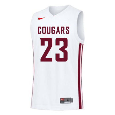 Washington State Cougars #23 Andrej Jakimovski College Basketball Jerseys Sale-White